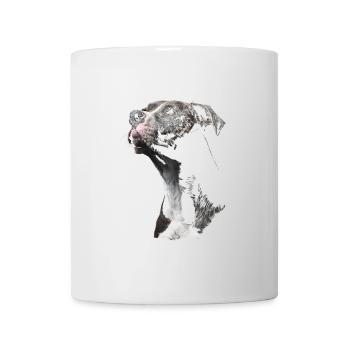 Staffordshire Bull Terrier - Mug blanc - blanc - Devant