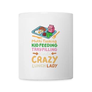 Cafeteria-Crew der Schulkantine - Tasse - Weiß - Vorne