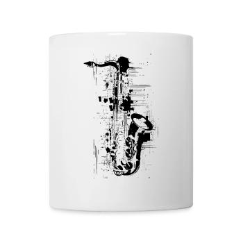 Saxophone - Mug - white - Front