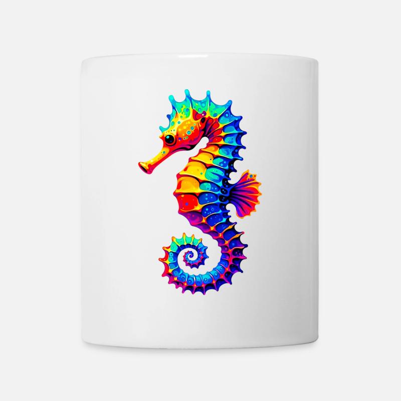 Seepferdchen - Tasse - Weiß
