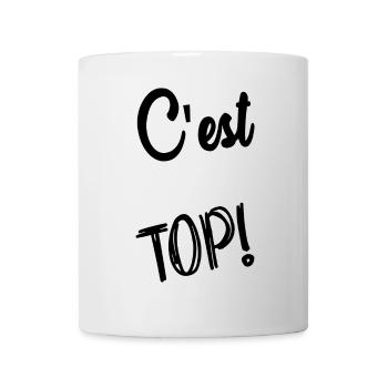 TOP. HUMOR. MOTTO. QUOTATION. MESSAGE. RETIREMENT. - Mug - white - Front