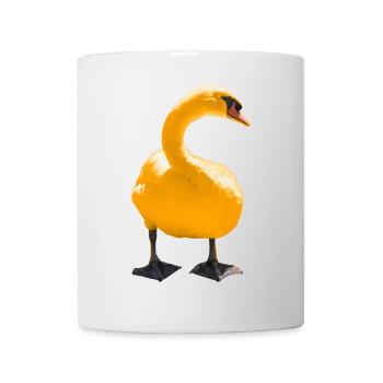 Impression d’art cygne élégant - Mug blanc - blanc - Devant