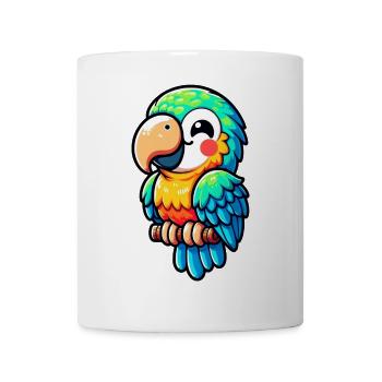 Papagei - Tasse - Weiß - Vorne