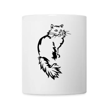 Perser - Perserkatze - Tasse - Weiß - Vorne