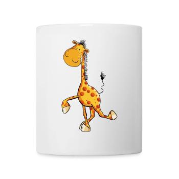 Drollige Giraffe - Tasse - Weiß - Vorne