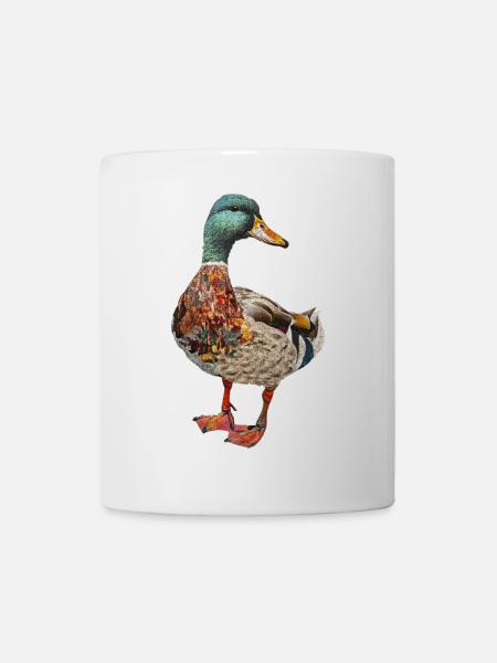 Ente - Tasse - Weiß