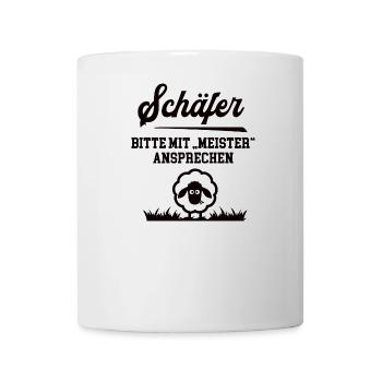 Schäfer Meister Prüfung Bestanden Schäferei - Tasse - Weiß - Vorne