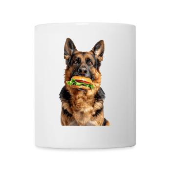 Deutscher Schäferhund - Tasse - Weiß - Vorne