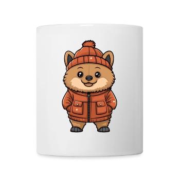 Chow Chow Chien élégant - Mug blanc - blanc - Devant