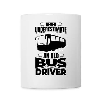 Bus driver grandfather - Mug - white - Front