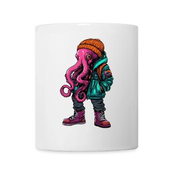 Octopus Mode Hiver - Mug blanc - blanc - Devant