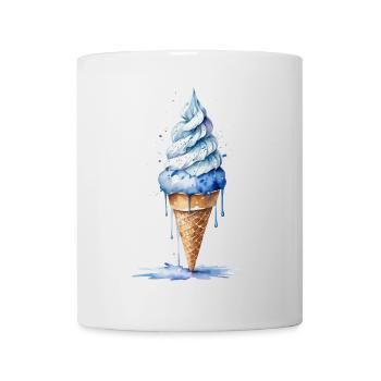 Kühl und erfrischend - Blue Cream Cone - Tasse - Weiß - Vorne