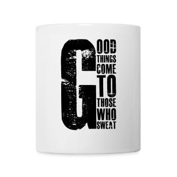 good things come to those who sweat - Mug - white - Front