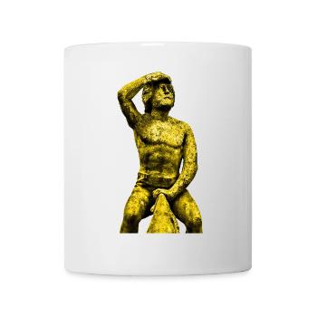 Bruckmandl Regensburg. Das Regensburger Bruckmandl - Tasse - Weiß - Vorne
