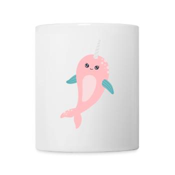 Sea Unicorn Narwhal - Mug - white - Front