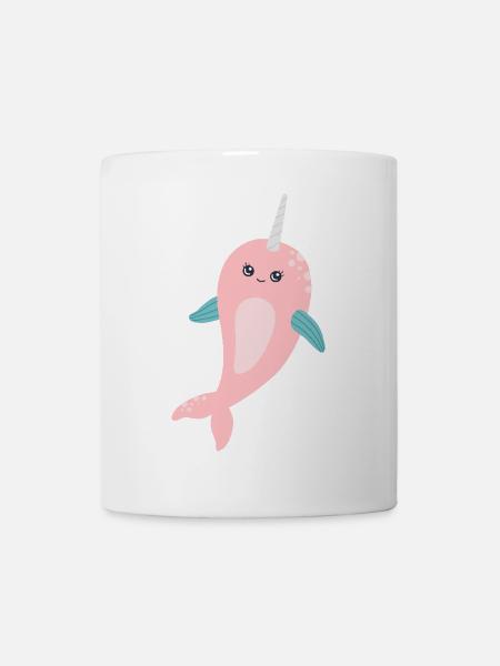 Sea Unicorn Narwhal - Mug - white