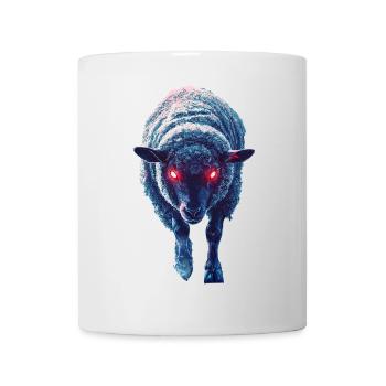 Schaf - Tasse - Weiß - Vorne