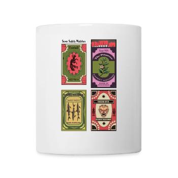Streicholzschachteln_Collection Print - Tasse - Weiß - Vorne