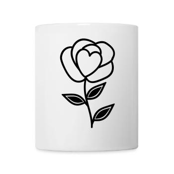Pink Flower - Mug - white - Front