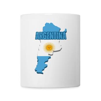 Argentinischer Stolz, Flagge von Argentinien - Tasse - Weiß - Vorne