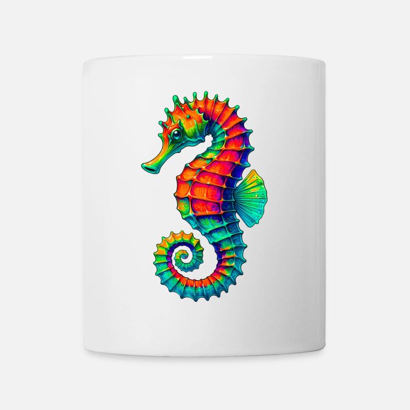 Seepferdchen - Tasse - Weiß