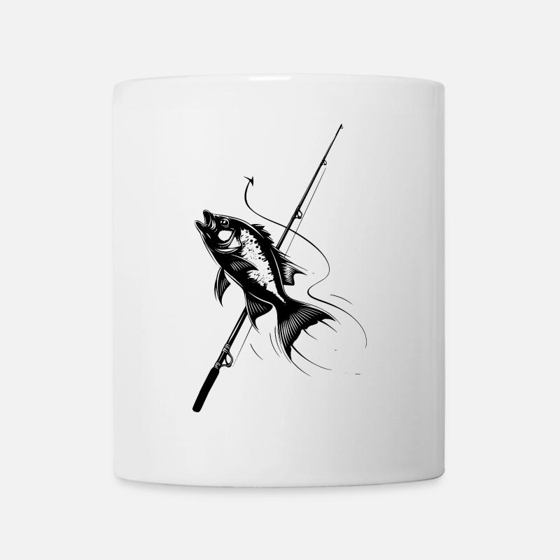 Angeln - Tasse - Weiß