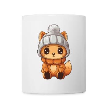 Squirrel Winter Animal Baby Comic - Mug - white - Front