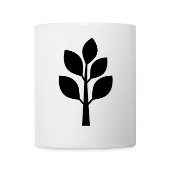 arbre - Mug blanc - blanc - Devant