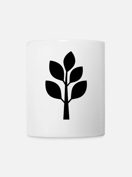 Baum - Tasse - Weiß