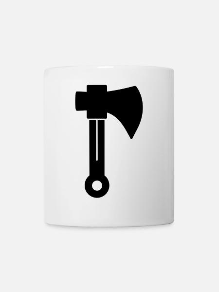 Axt - Tasse - Weiß