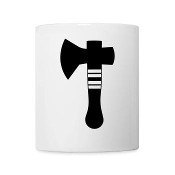 Axt - Tasse - Weiß - Vorne