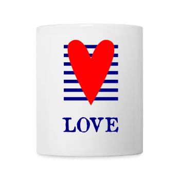 MOM. MOTHER'S DAY. HEART. FEAST. HAPPY BIRTHDAY - Mug - white - Front
