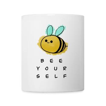 Bee yourself - Tasse - Weiß - Vorne