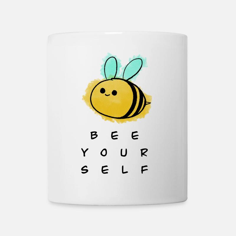 Bee yourself - Tasse - Weiß
