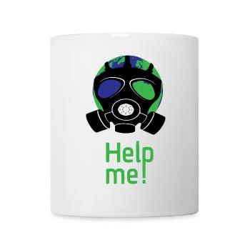 Hilf mir - Tasse - Weiß - Vorne