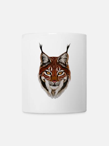 Lynx - Europe's largest big cat - Mug - white