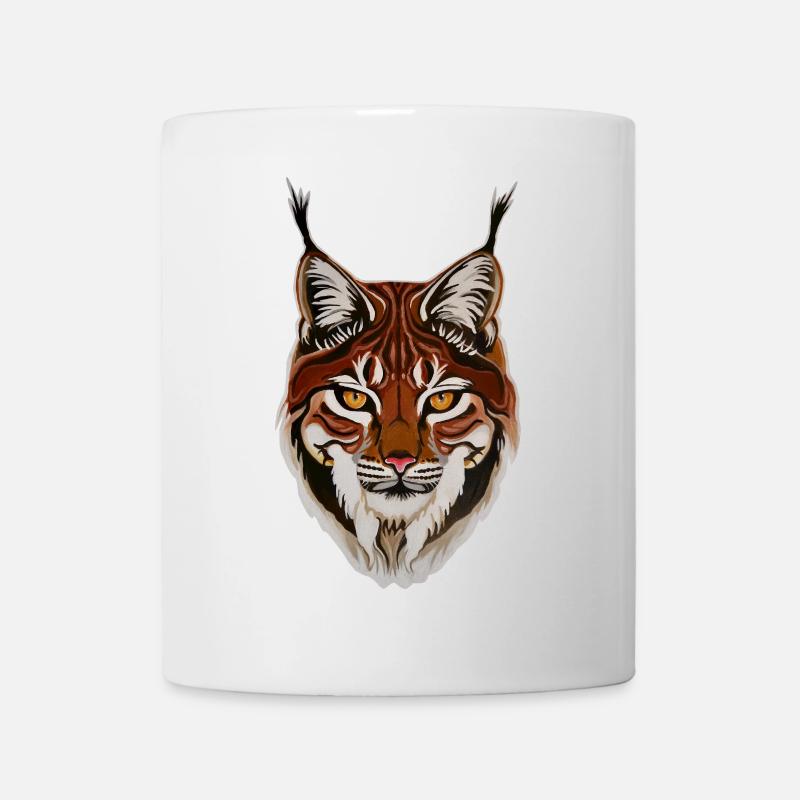 Lynx - Europe's largest big cat - Mug - white