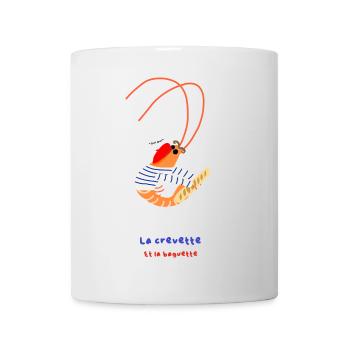 Shrimp and French Baguette - Mug - white - Front