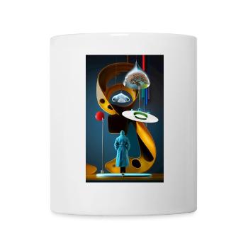 Surreal Dreamscape Illustration Design - Mug - white - Front