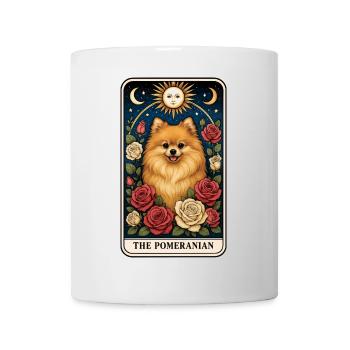 Zwergspitz - Tasse - Weiß - Vorne