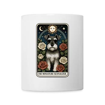 Zwergschnauzer - Tasse - Weiß - Vorne