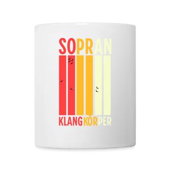 Chor - Sopran Klangkörper - Tasse - Weiß - Vorne