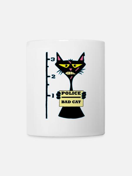 Abschaum-Katze - Tasse - Weiß