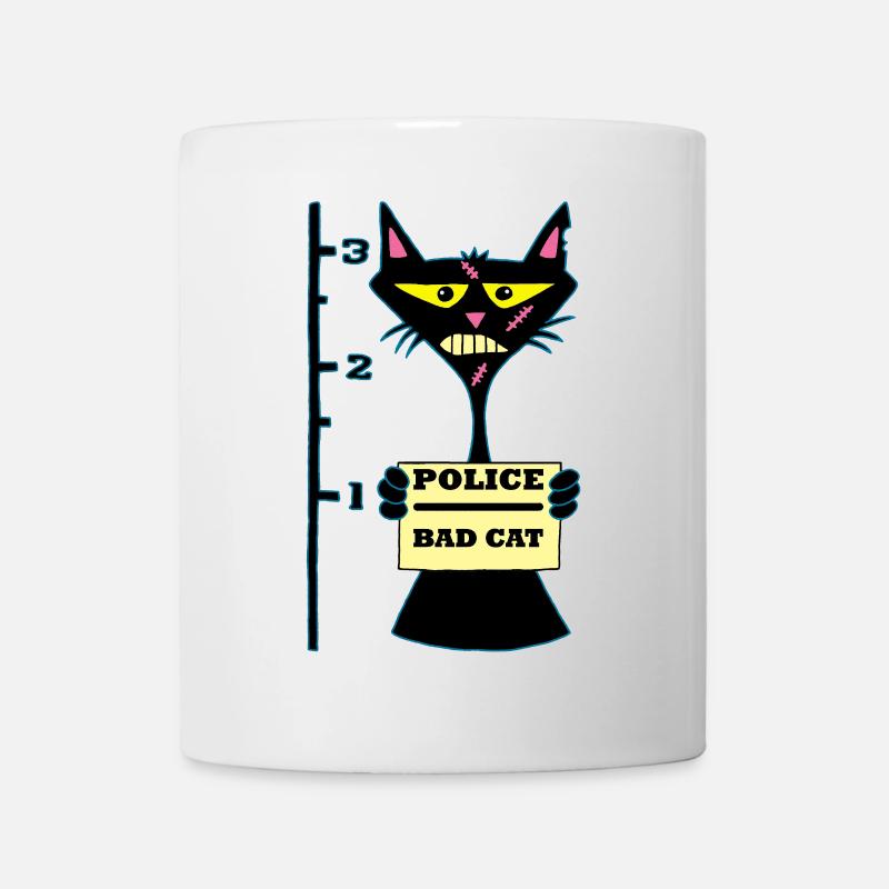 Chat racaille - Mug blanc - blanc