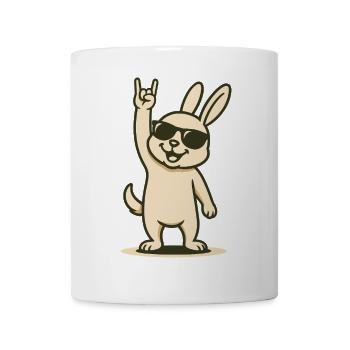 Rocker-Hasi mit Style - Tasse - Weiß - Vorne