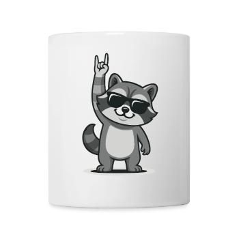 Rockin' Raccoon - Mug - white - Front