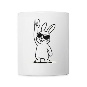 Rockin' Bunny - Tasse - Weiß - Vorne