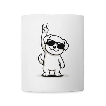 Rockin' Dog - Tasse - Weiß - Vorne