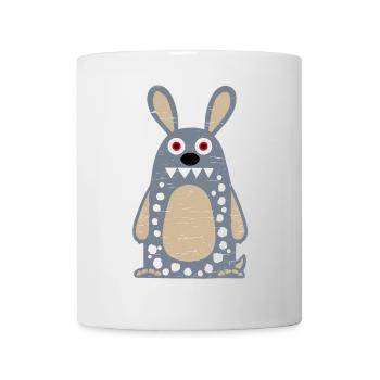 Crazy Rabbit - Tasse - Weiß - Vorne