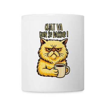 Cat wird es gut gehen! - Katzen-Humor - Tasse - Weiß - Vorne